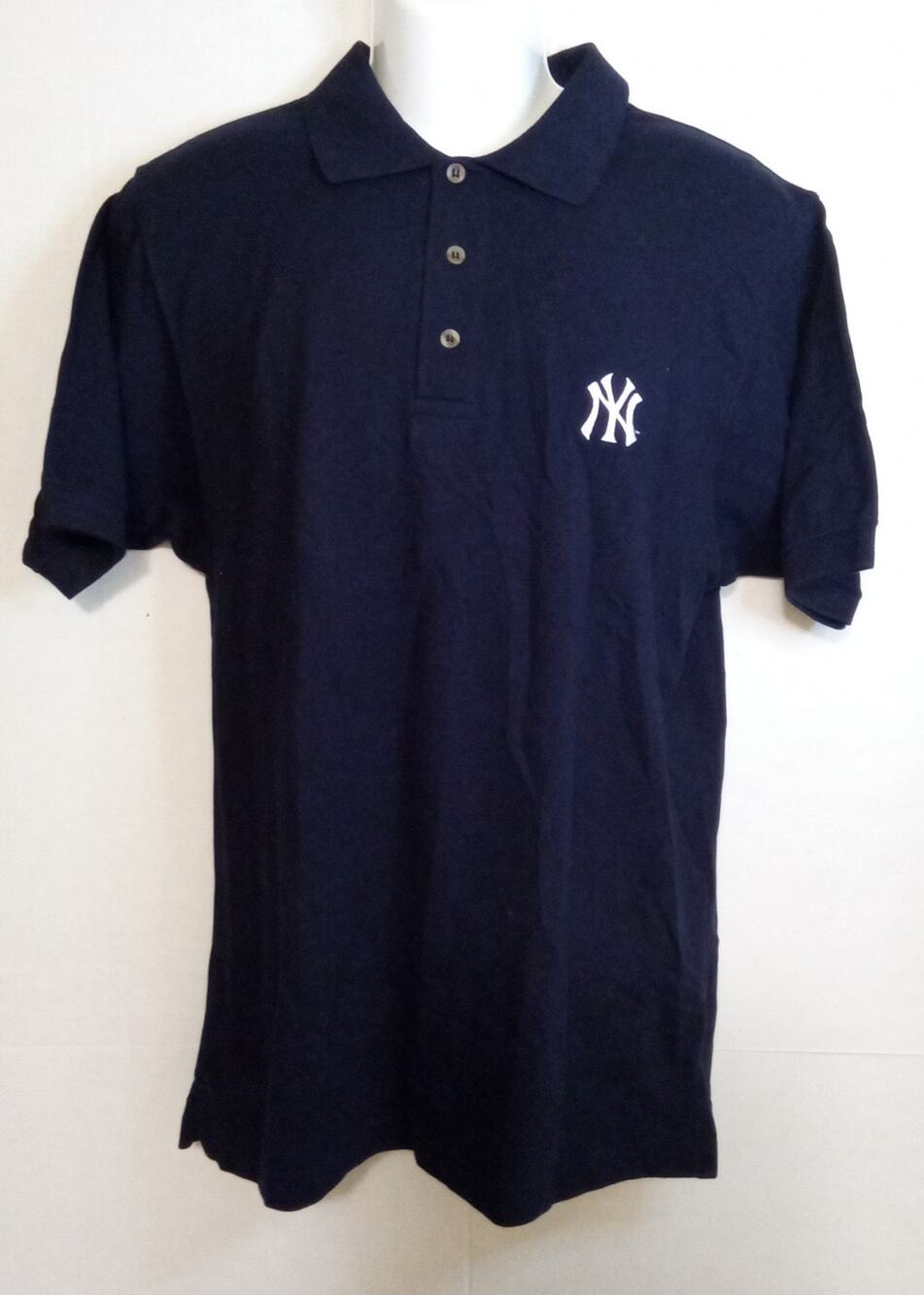 New York Yankees Embriodered Logo Polo Shirt Men's Small